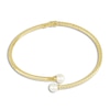 Thumbnail Image 3 of Freshwater Cultured Pearl Bangle Bracelet 14K Yellow Gold