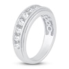 Thumbnail Image 2 of Men's Diamond Wedding Band 1-1/2 ct tw Round 14K White Gold