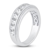 Thumbnail Image 1 of Men's Diamond Wedding Band 1-1/2 ct tw Round 14K White Gold