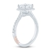Thumbnail Image 2 of Pnina Tornai Lab-Grown Diamond Engagement Ring 2-1/2 ct tw Cushion/Round 14K White Gold