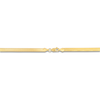 Thumbnail Image 2 of Solid Herringbone Chain Necklace 14K Yellow Gold 18" 4.6mm