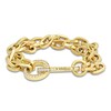 Thumbnail Image 2 of Crivelli Diamond Link Bracelet 1-3/4 ct tw Round 18K Yellow Gold 7.5