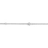 Thumbnail Image 3 of High-Polish Initial Bracelet Diamond Accents 14K White Gold 7.25"