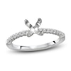 Thumbnail Image 1 of Diamond Engagement Ring Setting 1/6 ct tw Round Platinum