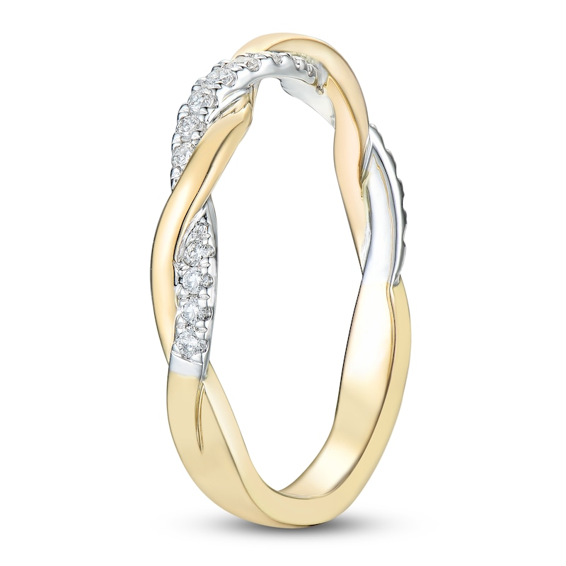 Main Image 2 of Diamond Ring 1/8 ct tw 14K Two-Tone Gold