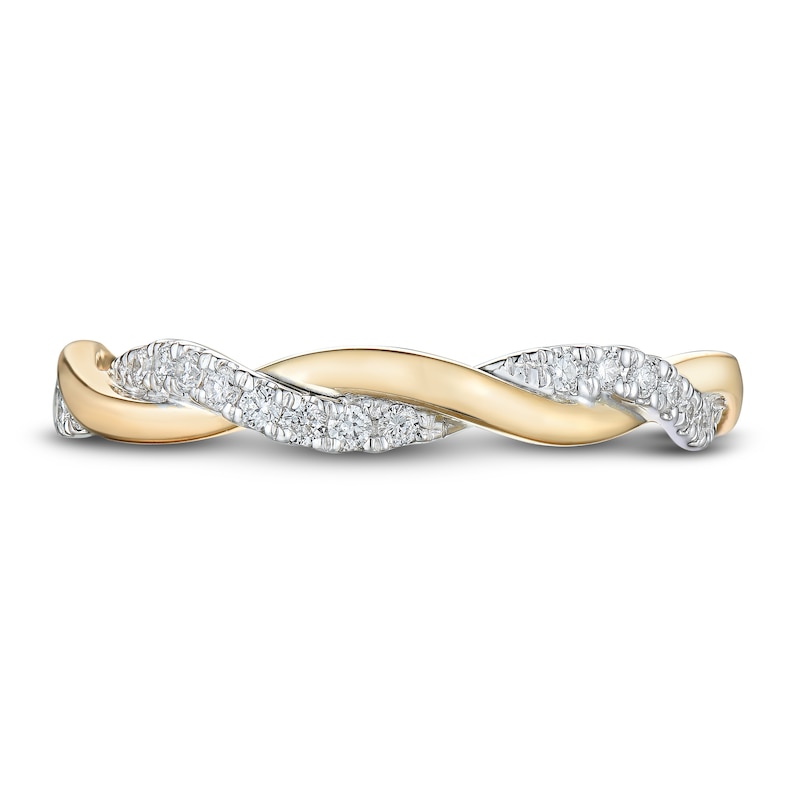 Main Image 3 of Diamond Ring 1/8 ct tw 14K Two-Tone Gold