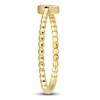Thumbnail Image 2 of High-Polish Teardrop Ring Diamond Accents 14K Yellow Gold