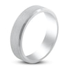 Thumbnail Image 2 of Matte Sandblasted Wedding Band 14K White Gold 7mm