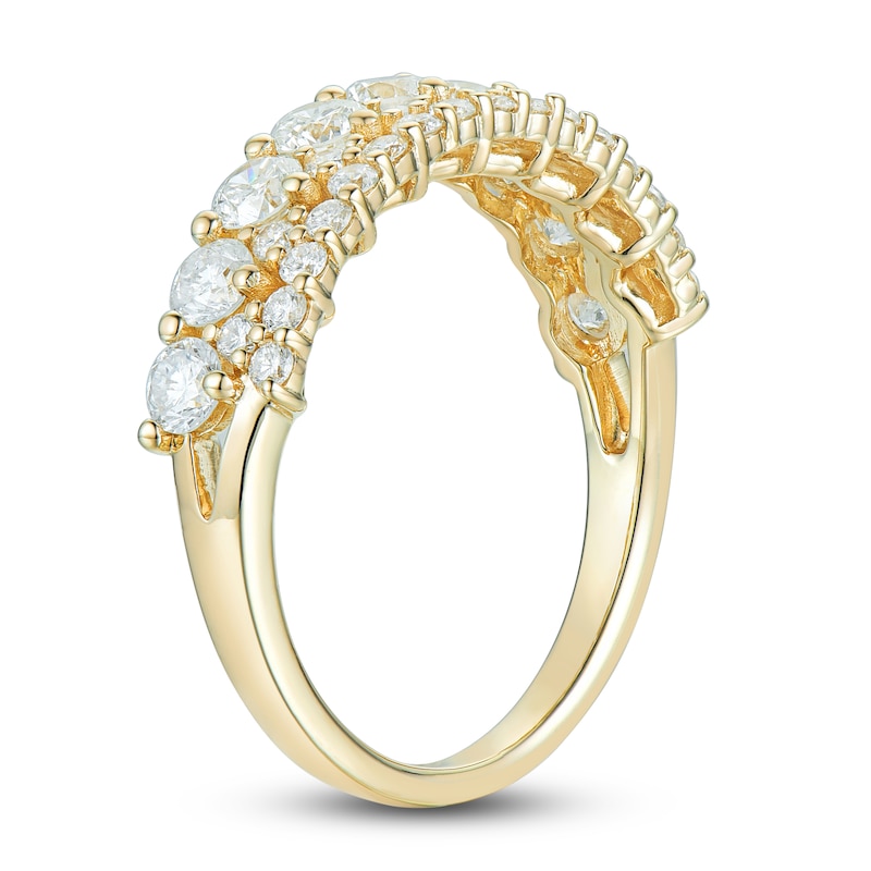 Main Image 2 of Diamond Multi-Row Anniversary Band 1-1/4 ct tw 14K Yellow Gold