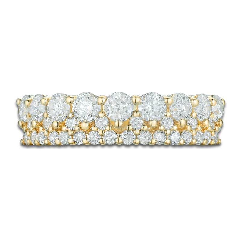 Main Image 3 of Diamond Multi-Row Anniversary Band 1-1/4 ct tw 14K Yellow Gold