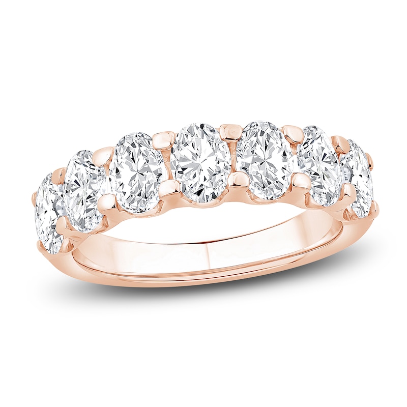 Main Image 1 of Oval-Cut Diamond Anniversary Band 2-1/8 ct tw 14K Rose Gold