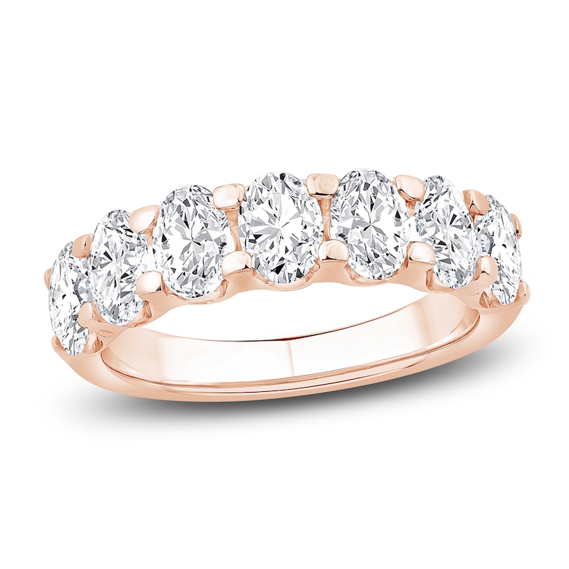 Oval-Cut Diamond Anniversary Band 2-1/8 ct tw 14K Rose Gold