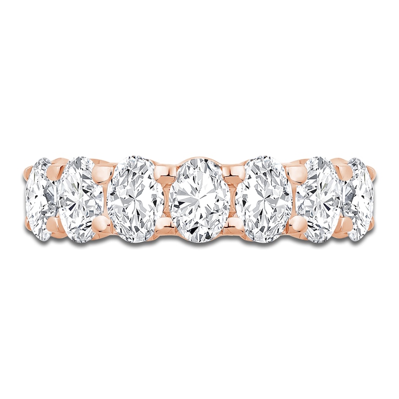 Oval-Cut Diamond Anniversary Band 2-1/8 ct tw 14K Rose Gold