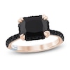 Thumbnail Image 0 of Pnina Tornai Emerald-Cut Black Diamond Engagement Ring 3 ct tw 14K Rose Gold
