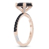 Thumbnail Image 1 of Pnina Tornai Emerald-Cut Black Diamond Engagement Ring 3 ct tw 14K Rose Gold