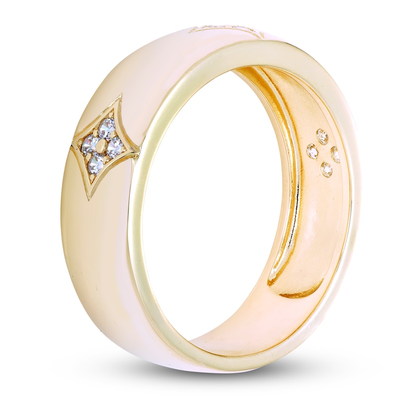 Main Image 2 of Men's Diamond Fashion Ring 1/5 ct tw 10K Yellow Gold