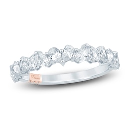 Pnina Tornai Pear-Shaped Lab-Grown Diamond Anniversary Ring 1 ct tw 14K White Gold