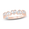 Thumbnail Image 1 of Pnina Tornai Pear-Shaped Lab-Grown Diamond Hearts Anniversary Ring 3/4 ct tw 14K Rose Gold