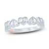 Thumbnail Image 1 of Pnina Tornai Pear-Shaped Lab-Grown Diamond Hearts Anniversary Ring 3/4 ct tw 14K White Gold