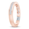Thumbnail Image 2 of Pnina Tornai Baguette-Cut Lab-Grown Diamond Anniversary Ring 1/3 ct tw 14K Rose Gold