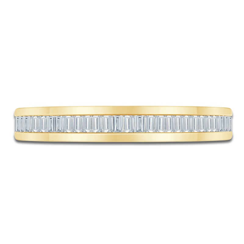 Main Image 3 of Pnina Tornai Baguette-Cut Lab-Grown Diamond Anniversary Ring 1/3 ct tw 14K Yellow Gold