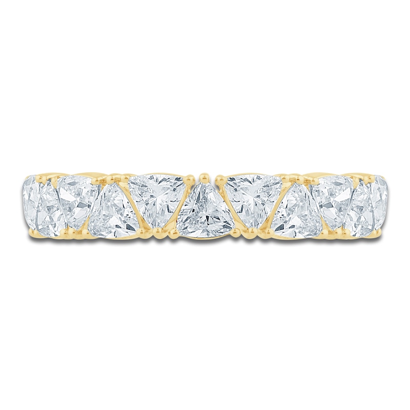 Main Image 3 of Pnina Tornai Trillion-Cut Lab-Grown Diamond Anniversary Ring 1-1/2 ct tw 14K Yellow Gold