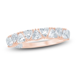 Pnina Tornai Trillion-Cut Lab-Grown Diamond Anniversary Ring 1-1/2 ct tw 14K Rose Gold