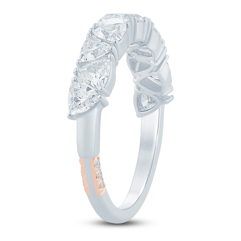 Main Image 2 of Pnina Tornai Trillion-Cut Lab-Grown Diamond Anniversary Ring 1-1/2 ct tw 14K White Gold