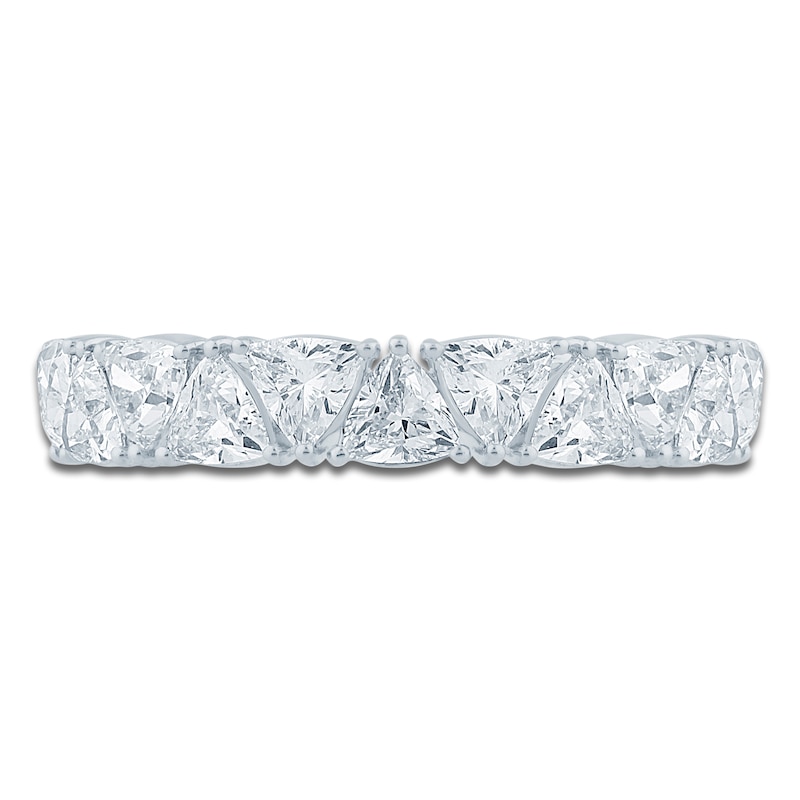 Main Image 3 of Pnina Tornai Trillion-Cut Lab-Grown Diamond Anniversary Ring 1-1/2 ct tw 14K White Gold
