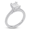 Thumbnail Image 2 of Radiant-Cut Lab-Grown Diamond Engagement Ring 1-3/4 ct tw 14K White Gold