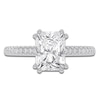 Thumbnail Image 3 of Radiant-Cut Lab-Grown Diamond Engagement Ring 1-3/4 ct tw 14K White Gold
