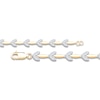 Thumbnail Image 3 of Brilliant Moments Diamond Leaf Link Bracelet 1-1/3 ct tw 14K Two-Tone Gold 7"