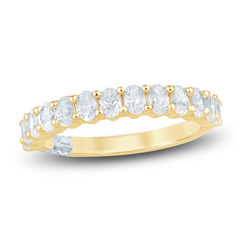 Main Image 1 of Pnina Tornai Oval-Cut Diamond Anniversary Ring 1-1/3 ct tw 14K Yellow Gold