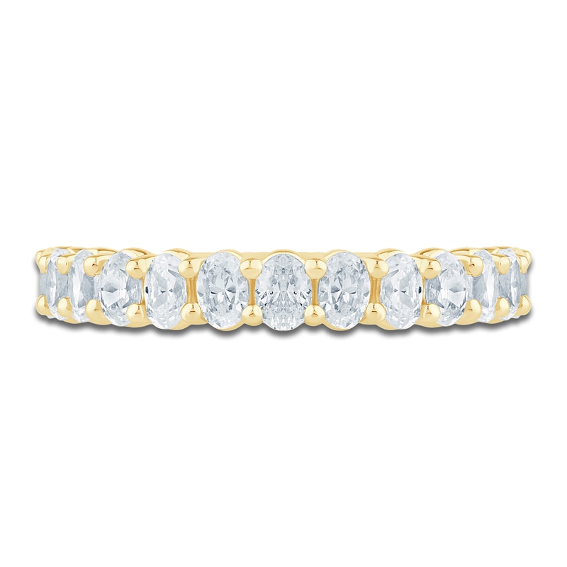 Main Image 3 of Pnina Tornai Oval-Cut Diamond Anniversary Ring 1-1/3 ct tw 14K Yellow Gold