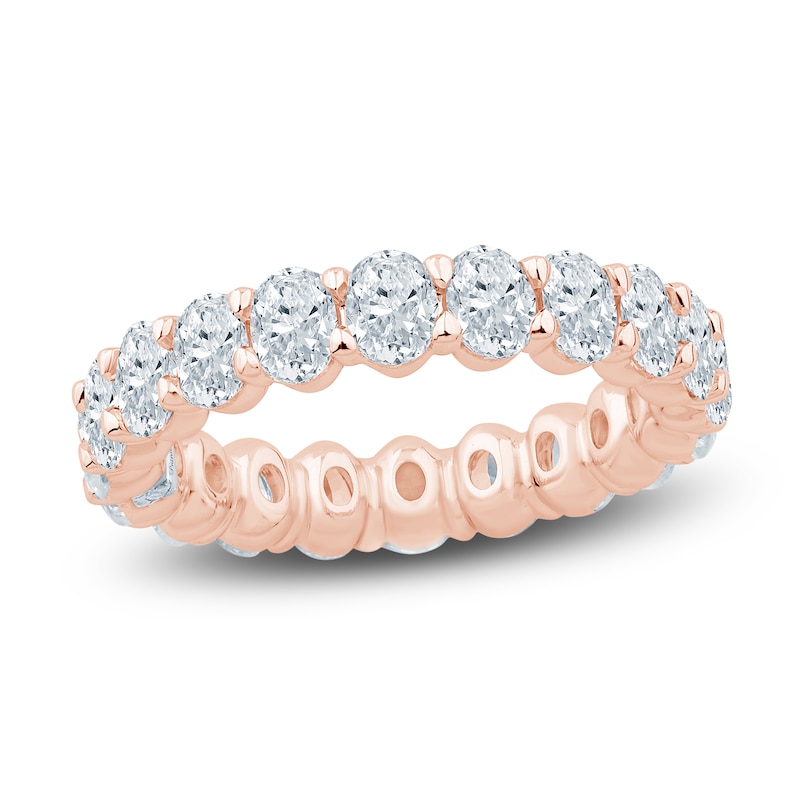 Main Image 1 of Pnina Tornai Lab-Grown Oval-Cut Diamond Eternity Band 3-1/5 ct tw 14K Rose Gold