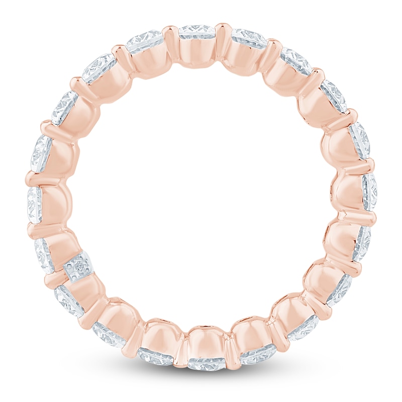 Main Image 4 of Pnina Tornai Lab-Grown Oval-Cut Diamond Eternity Band 3-1/5 ct tw 14K Rose Gold