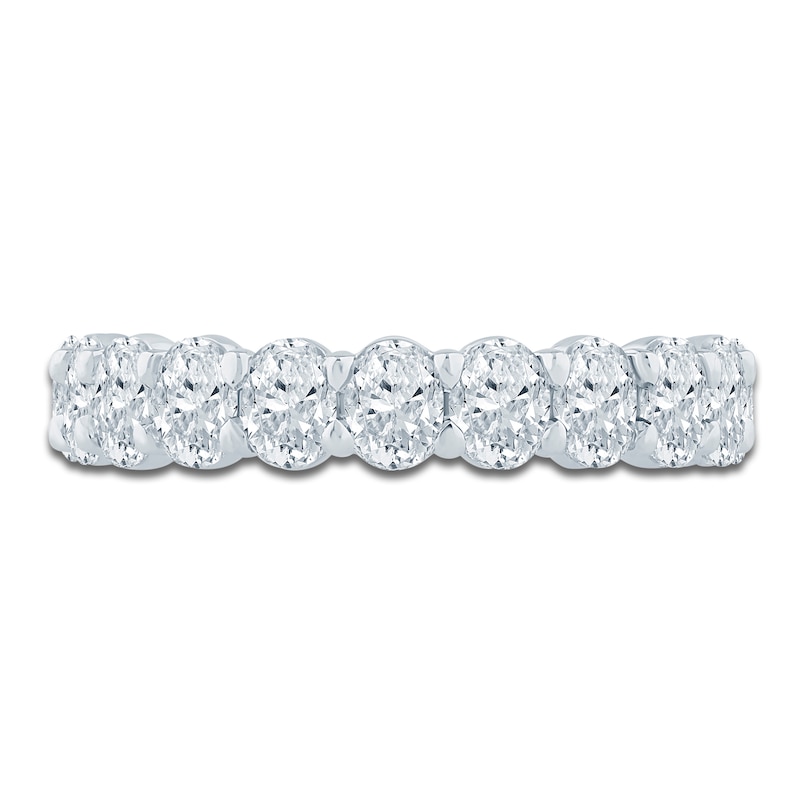 Main Image 3 of Pnina Tornai Lab-Created Oval-Cut Diamond Eternity Band 3-1/5 ct tw 14K White Gold