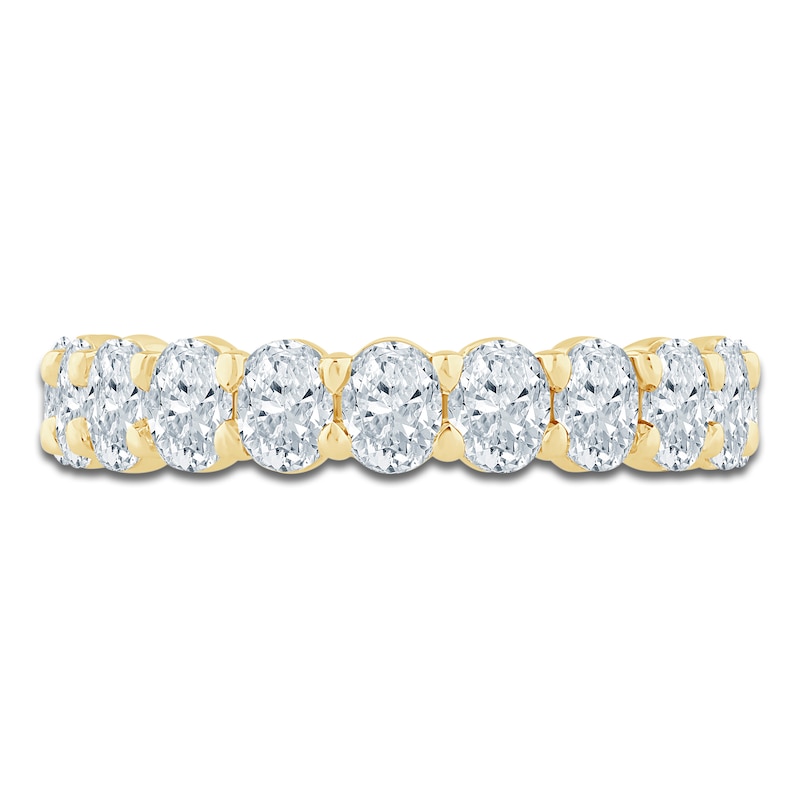 Main Image 3 of Pnina Tornai Lab-Grown Oval-Cut Diamond Eternity Band 3-1/5 ct tw 14K Yellow Gold