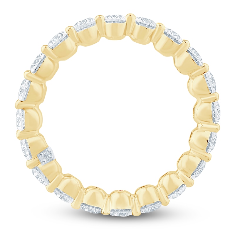 Main Image 4 of Pnina Tornai Lab-Grown Oval-Cut Diamond Eternity Band 3-1/5 ct tw 14K Yellow Gold