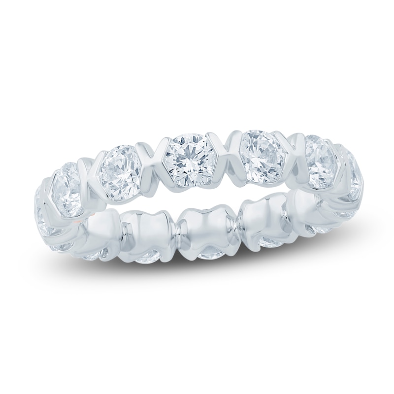 Main Image 1 of Pnina Tornai Lab-Grown Round Diamond Eternity Band 3-1/2 ct tw 14K White Gold