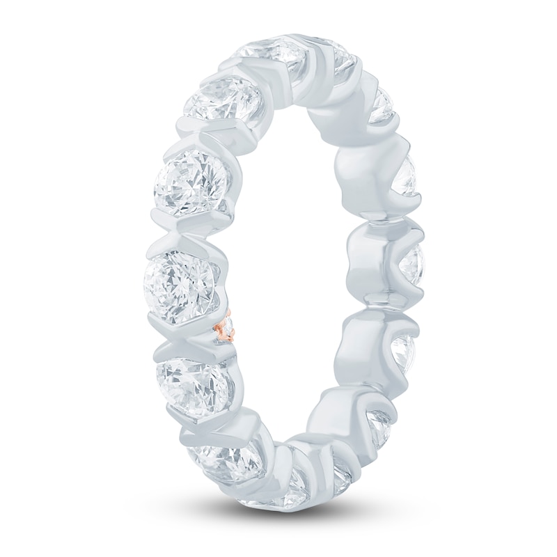 Main Image 2 of Pnina Tornai Lab-Grown Round Diamond Eternity Band 3-1/2 ct tw 14K White Gold