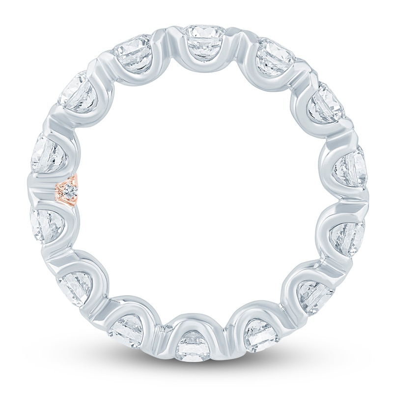 Main Image 4 of Pnina Tornai Lab-Grown Round Diamond Eternity Band 3-1/2 ct tw 14K White Gold