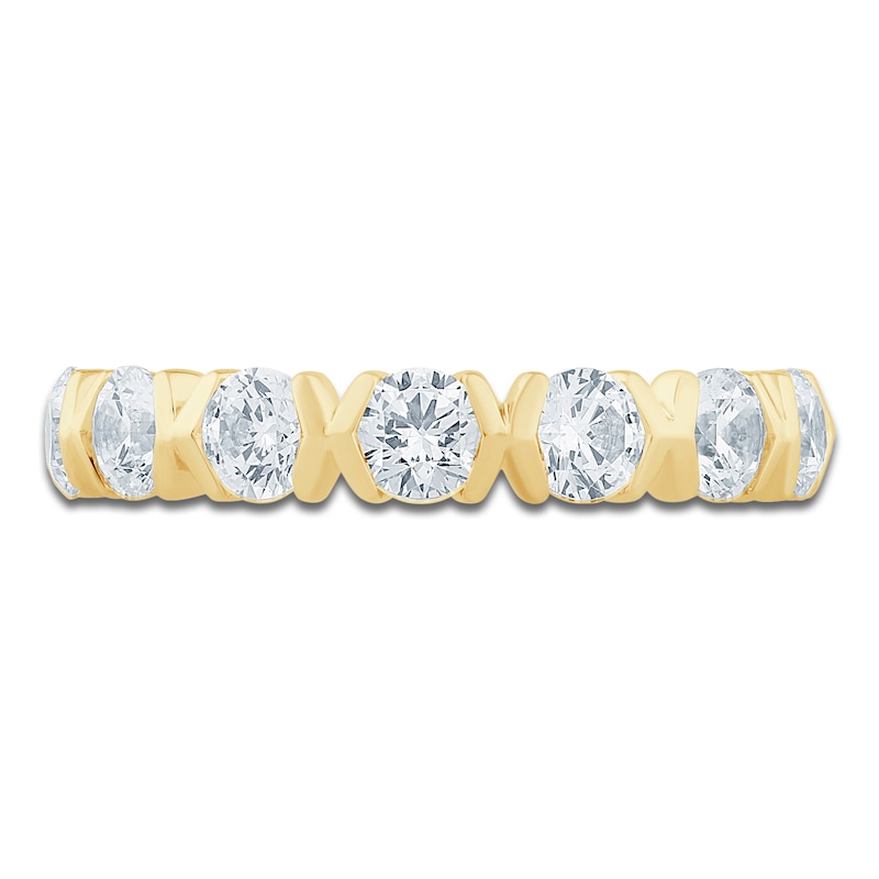 Main Image 3 of Pnina Tornai Lab-Grown Round Diamond Eternity Band 3-1/2 ct tw 14K Yellow Gold