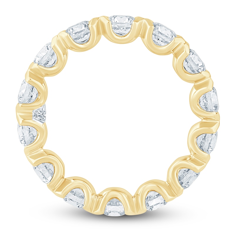 Main Image 4 of Pnina Tornai Lab-Grown Round Diamond Eternity Band 3-1/2 ct tw 14K Yellow Gold