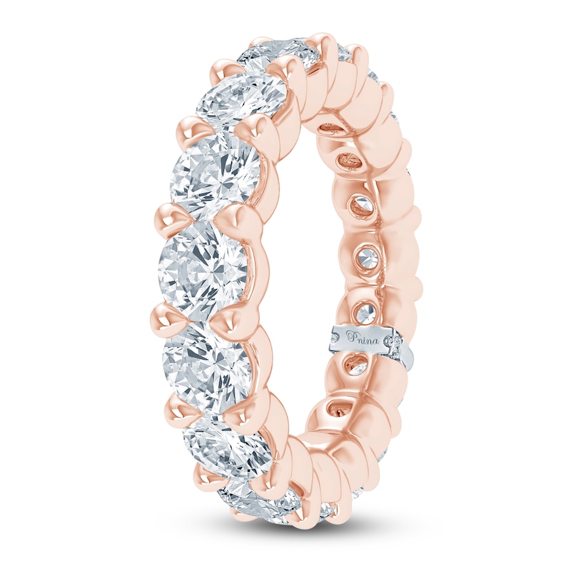 Main Image 2 of Pnina Tornai Lab-Grown Round Diamond Eternity Band 4-1/4 ct tw 14K Rose Gold