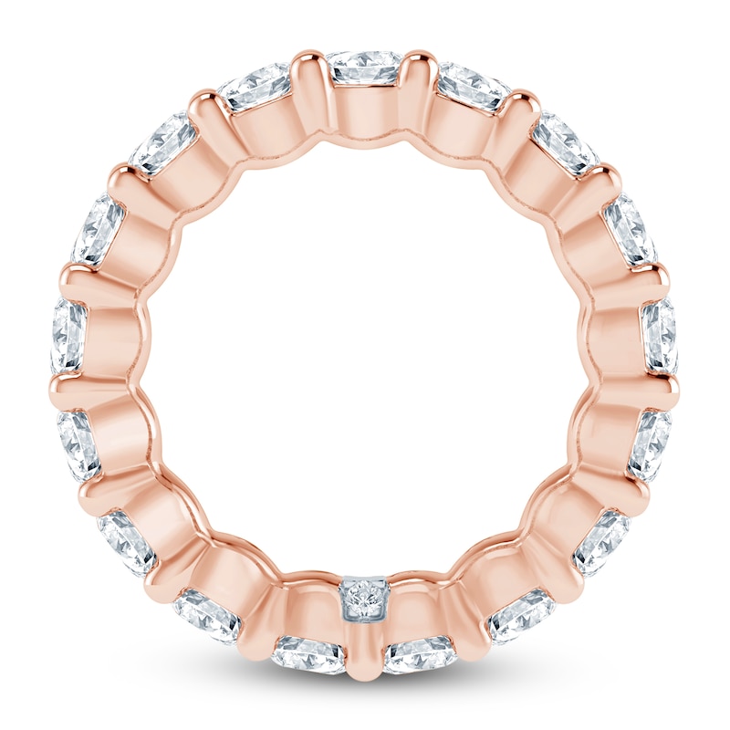 Main Image 4 of Pnina Tornai Lab-Grown Round Diamond Eternity Band 4-1/4 ct tw 14K Rose Gold