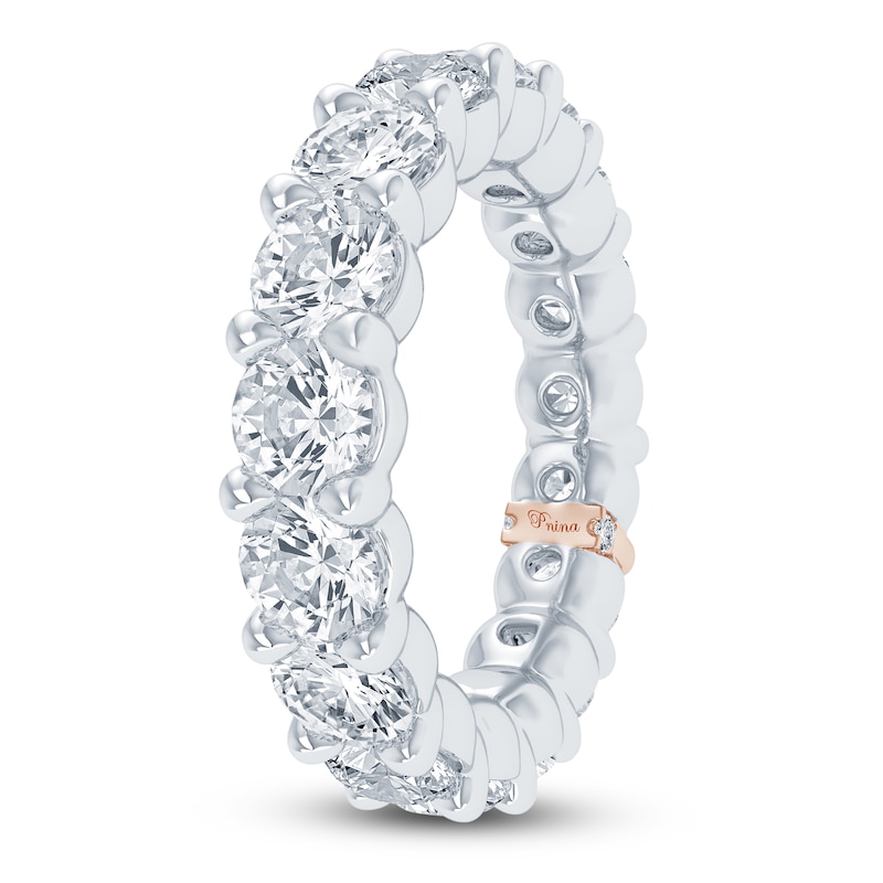 Main Image 2 of Pnina Tornai Lab-Grown Round Diamond Eternity Band 4-1/4 ct tw 14K White Gold