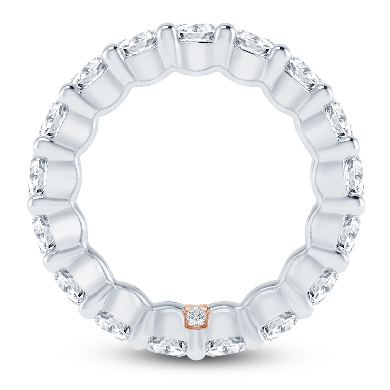 Main Image 4 of Pnina Tornai Lab-Grown Round Diamond Eternity Band 4-1/4 ct tw 14K White Gold