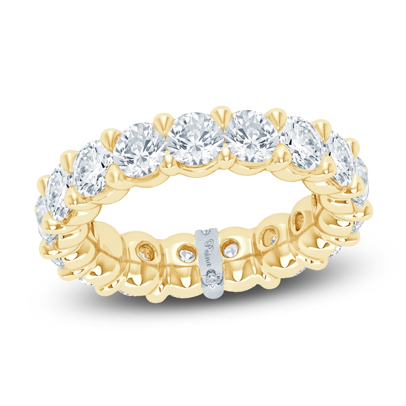 Main Image 1 of Pnina Tornai Lab-Grown Round Diamond Eternity Band 4-1/4 ct tw 14K Yellow Gold