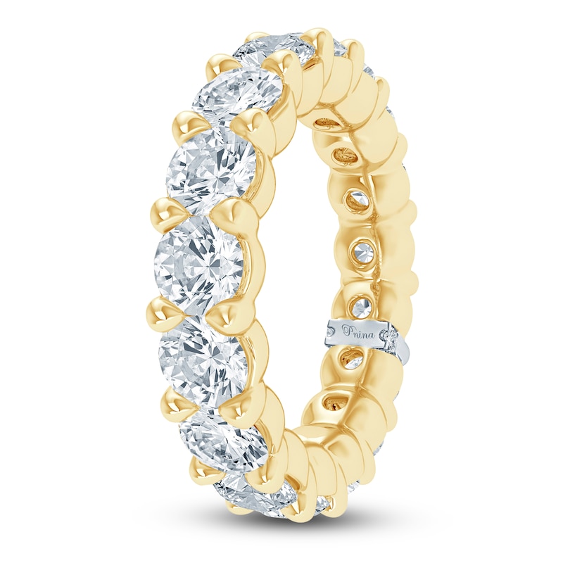 Main Image 2 of Pnina Tornai Lab-Grown Round Diamond Eternity Band 4-1/4 ct tw 14K Yellow Gold